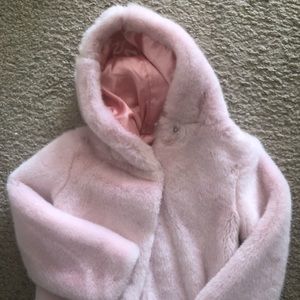 Hanna Anderson faux fur coat